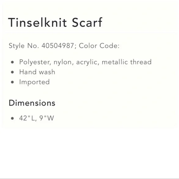 Anthropologie TinselKnit Scarf- Wine Merry Red - Picture 10 of 10